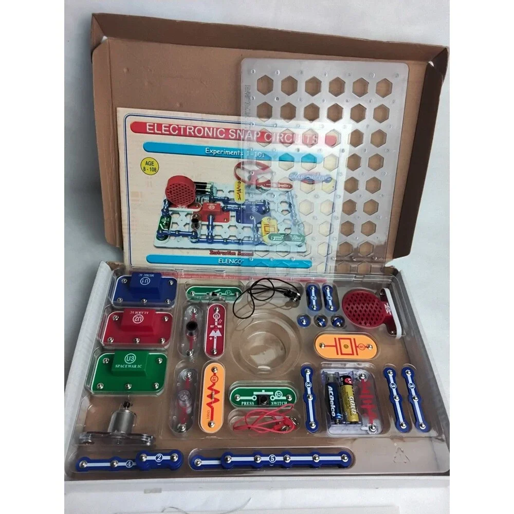 SNAP CIRCUITS JR.   By ELENCO  (Missing fan)  Model SC-100  (2012)
